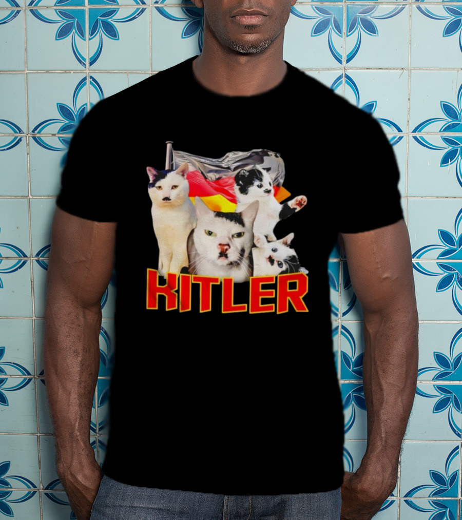 Kitler Cat Meme German Flag Humor T-Shirt