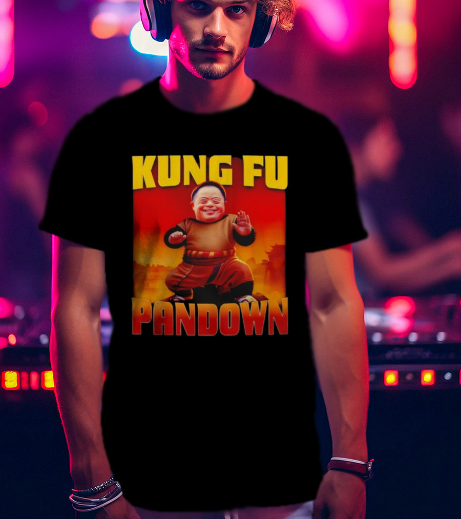 Kung Fu Pandown Kung Fu Mastery Empowerment Mood Xa T-Shirt