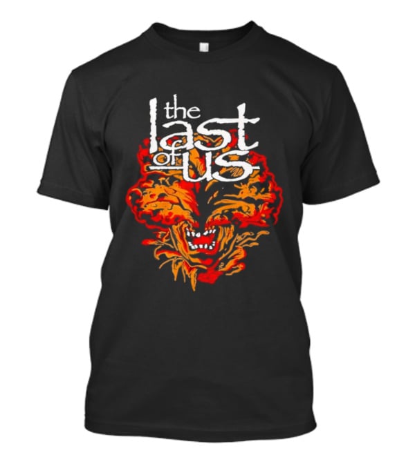 The Last Of Us Lamb Of God Fusion Fire Face Art T-Shirt