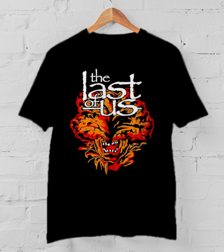 The Last Of Us Lamb Of God Fusion Fire Face Art T-Shirt