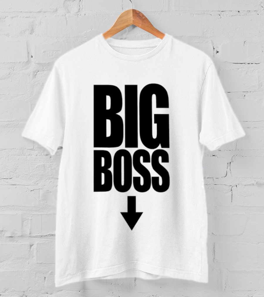 Big Boss Arrow Down Humor Trend T-Shirt