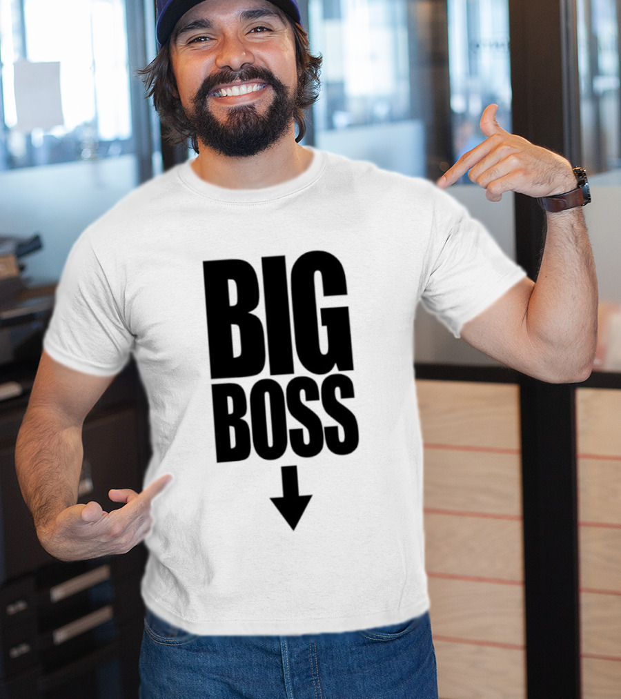 Big Boss Arrow Down Humor Trend T-Shirt