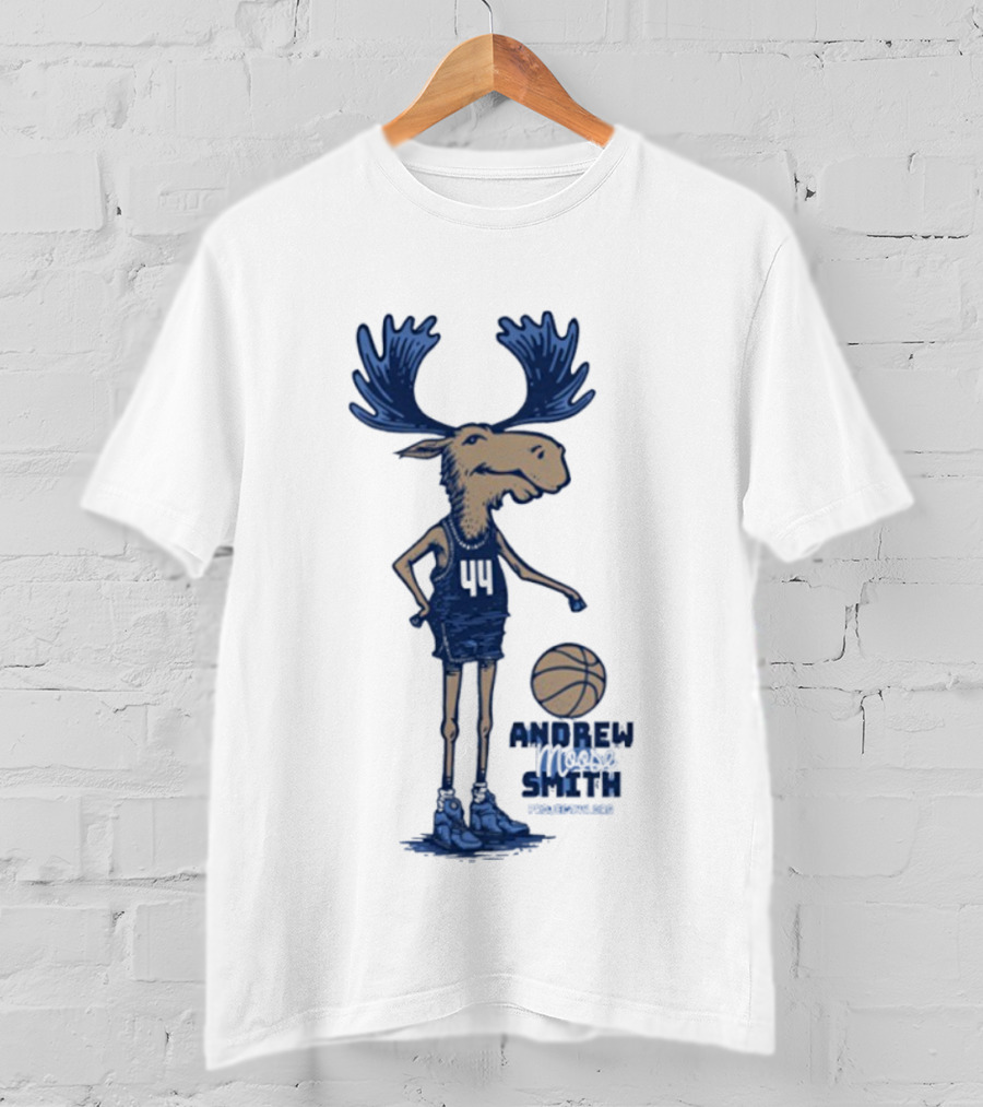 Andrew Smith Butler 44 Moose Basketball Player T-Shirt