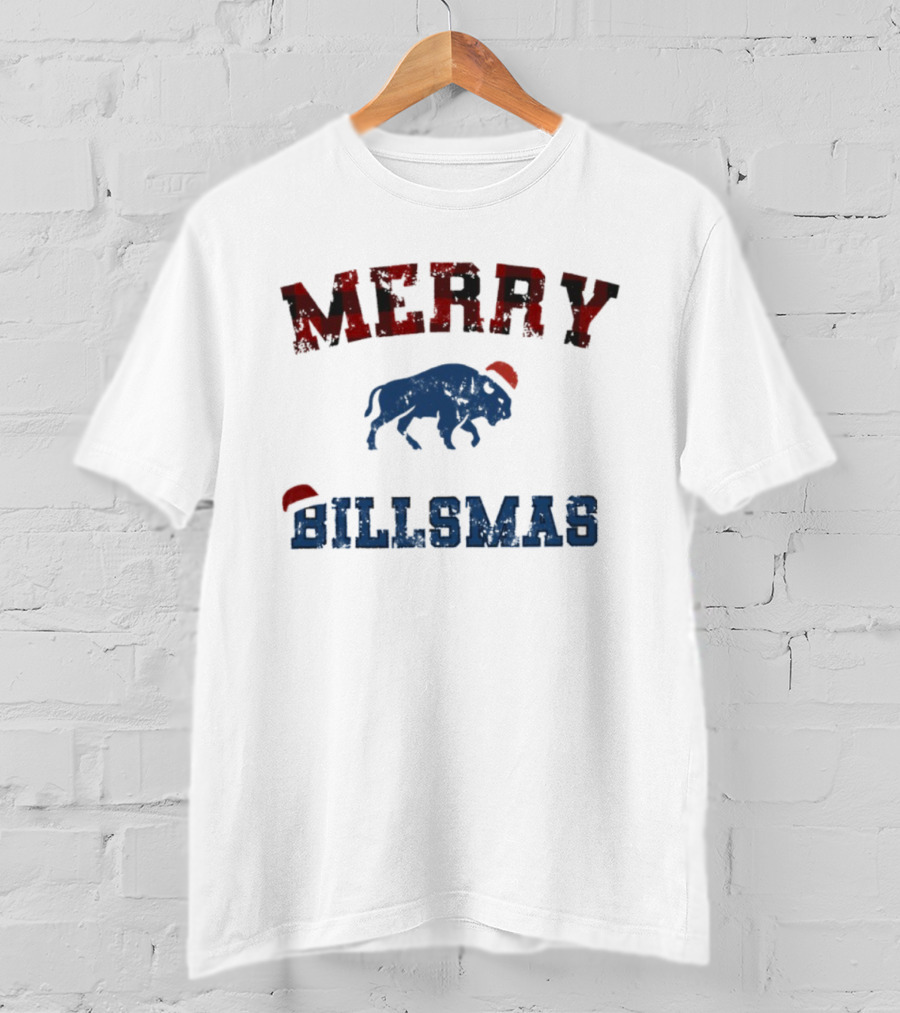 Buffalo Bills Merry Billsmas Holiday Celebration NFL Team Spirit T-Shirt