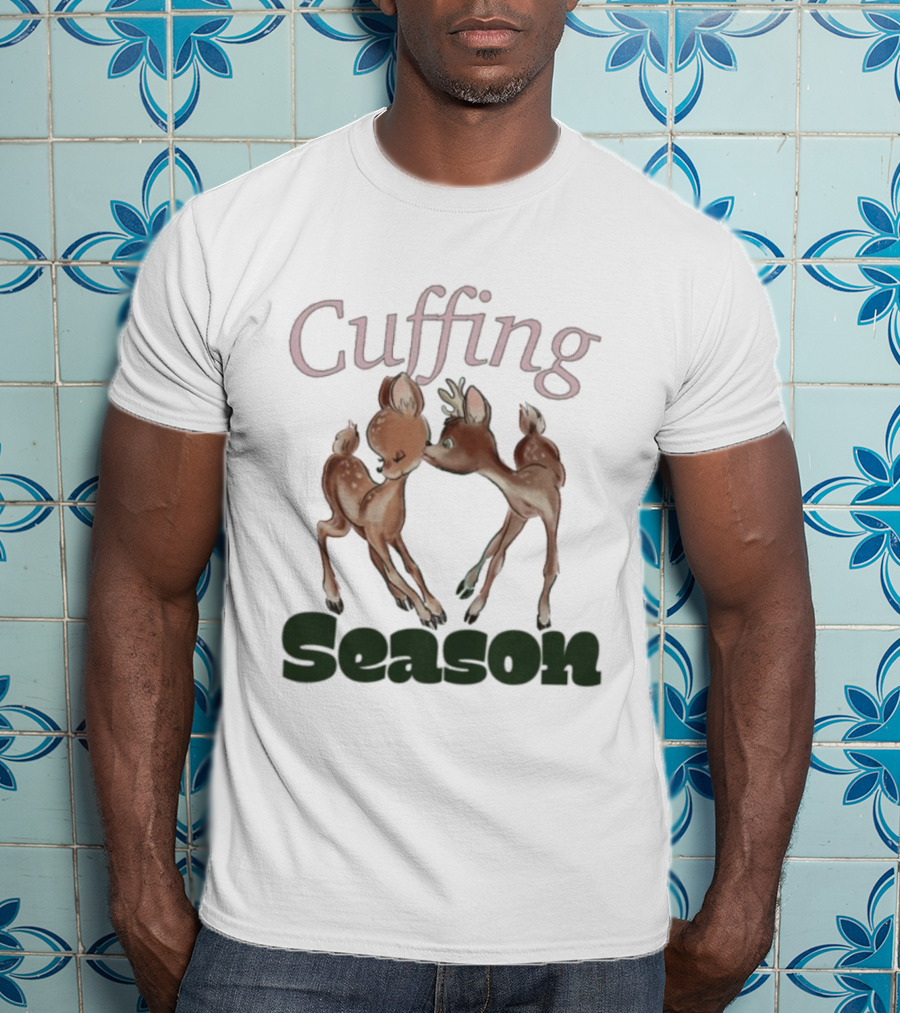 Cuffing Season Deers Kiss T-Shirt