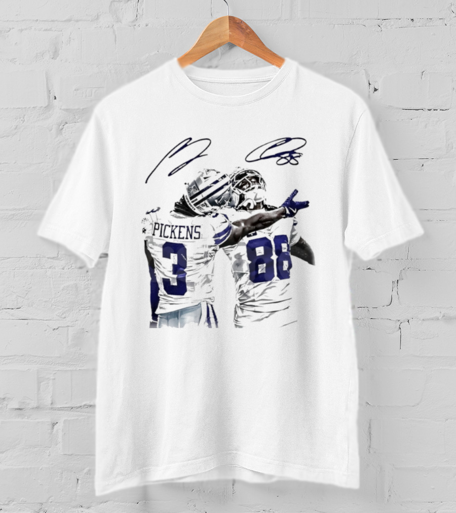 CeeDee Lamb And George Pickens NFL Football Duo 3 And 88 T-Shirt