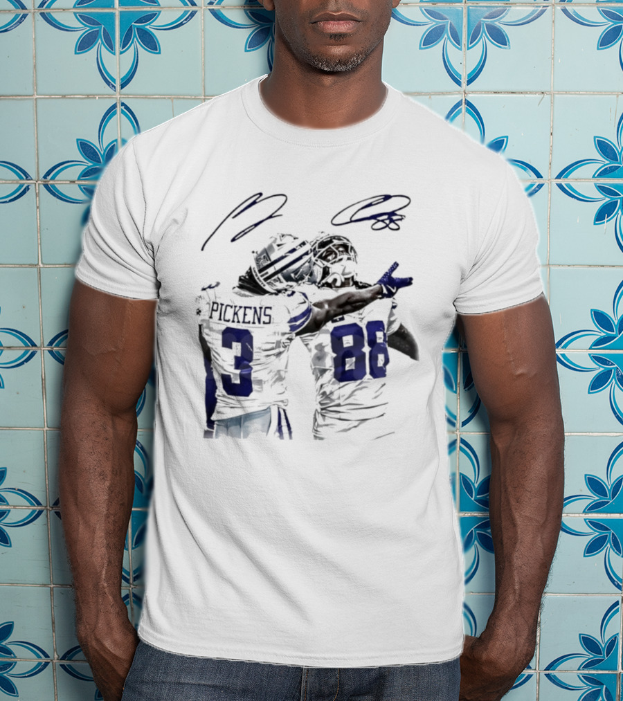 CeeDee Lamb And George Pickens NFL Football Duo 3 And 88 T-Shirt