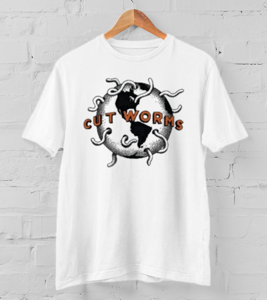 Cut Worms Music Band Circle Worm World T-Shirt