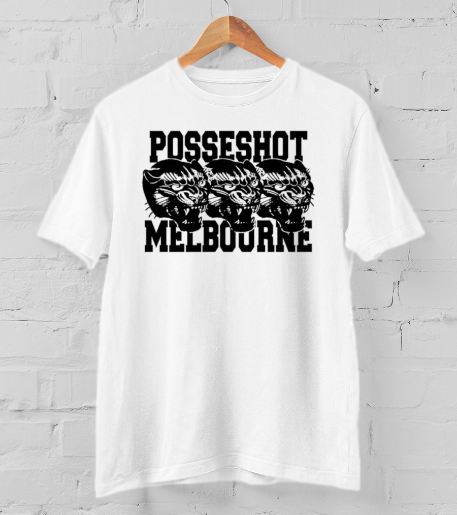 Posseshot Melbourne Triple Panther T-Shirt