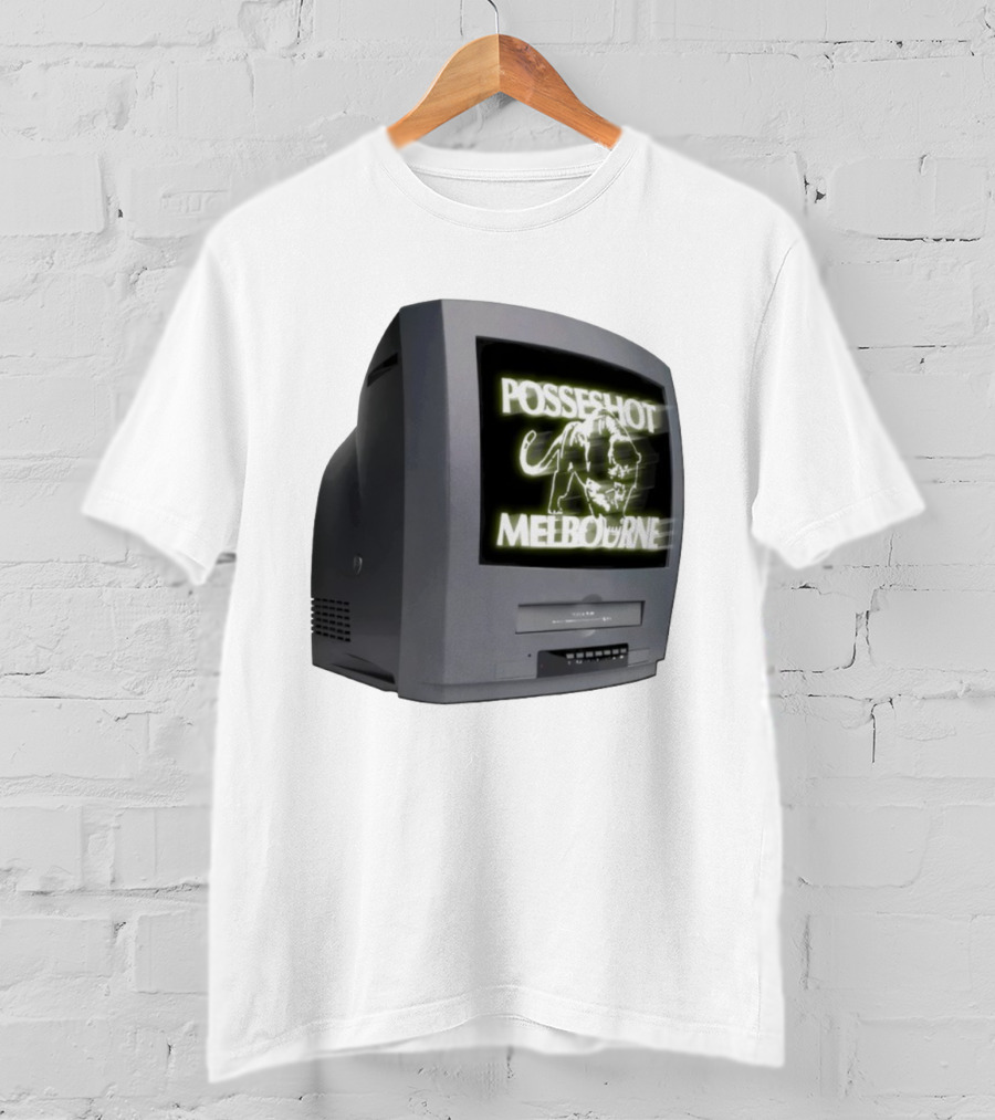 POSSESHOT Melbourne TV Glow Elephant Graphic T-Shirt