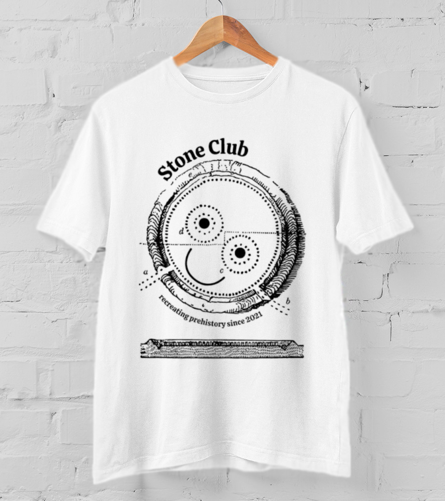 Stone Club Calling Recreating Prehistory Since 2021 T-Shirt