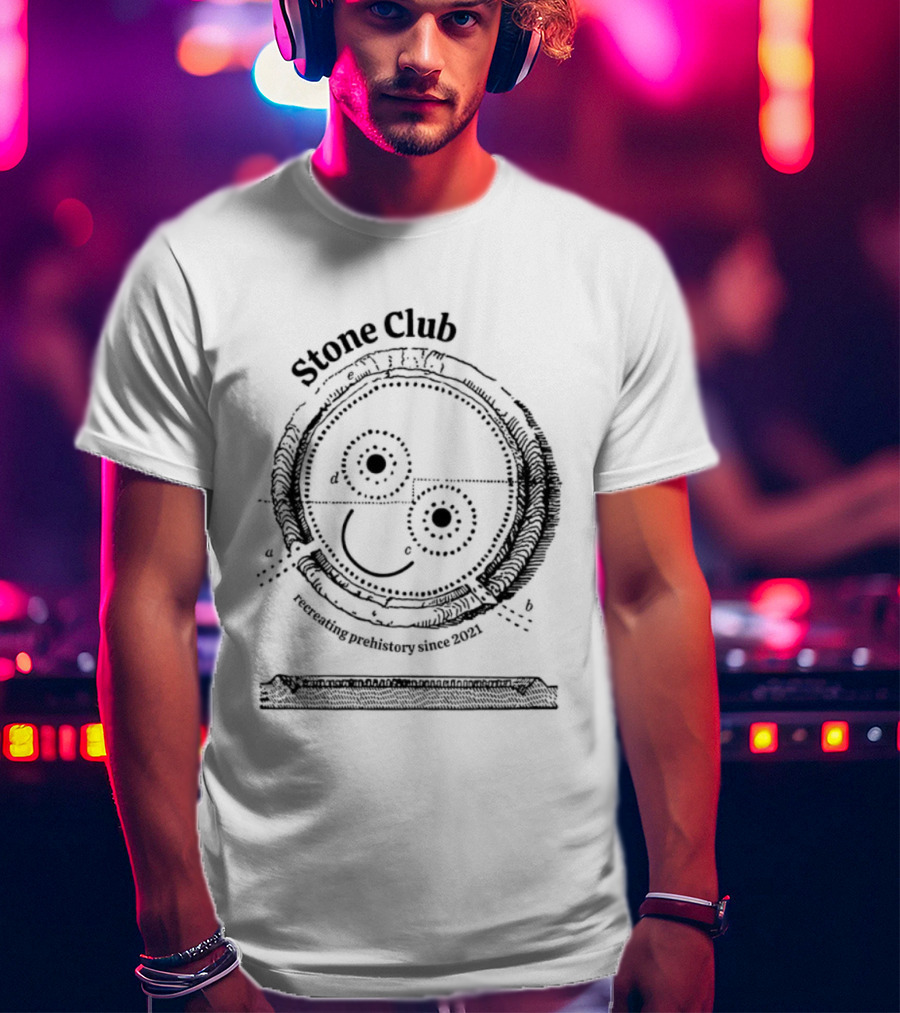 Stone Club Calling Recreating Prehistory Since 2021 T-Shirt