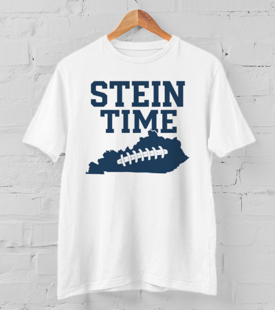 Stein Time Football State Outline T-Shirt