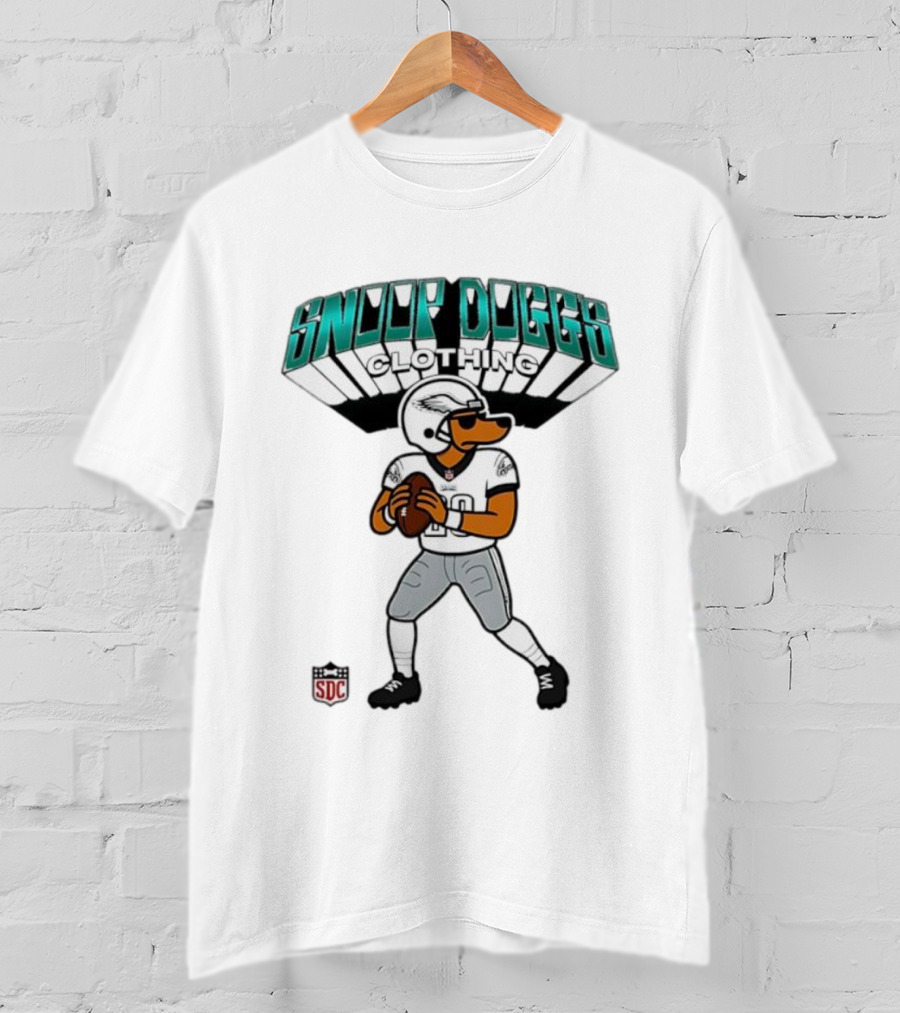 Snoop Dogg Clothing Philadelphia Eagles Football Character SDC T-Shirt