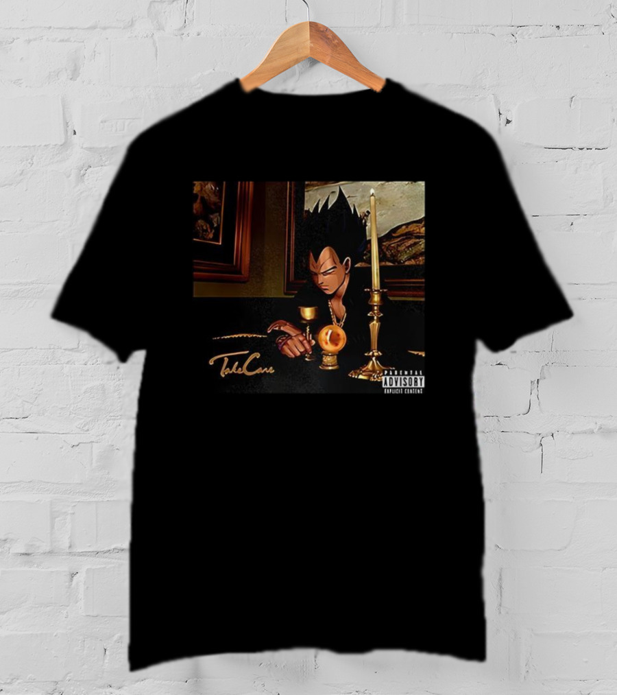 Dragon Ball Vegeta Take Care Parody With Saiyan And Dragon Ball Symbolism T-Shirt