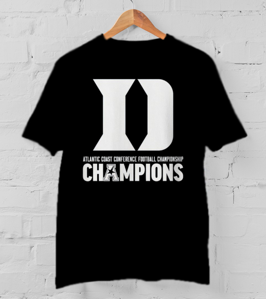 Duke Blue Devils Atlantic Coast Conference Football Champions T-Shirt