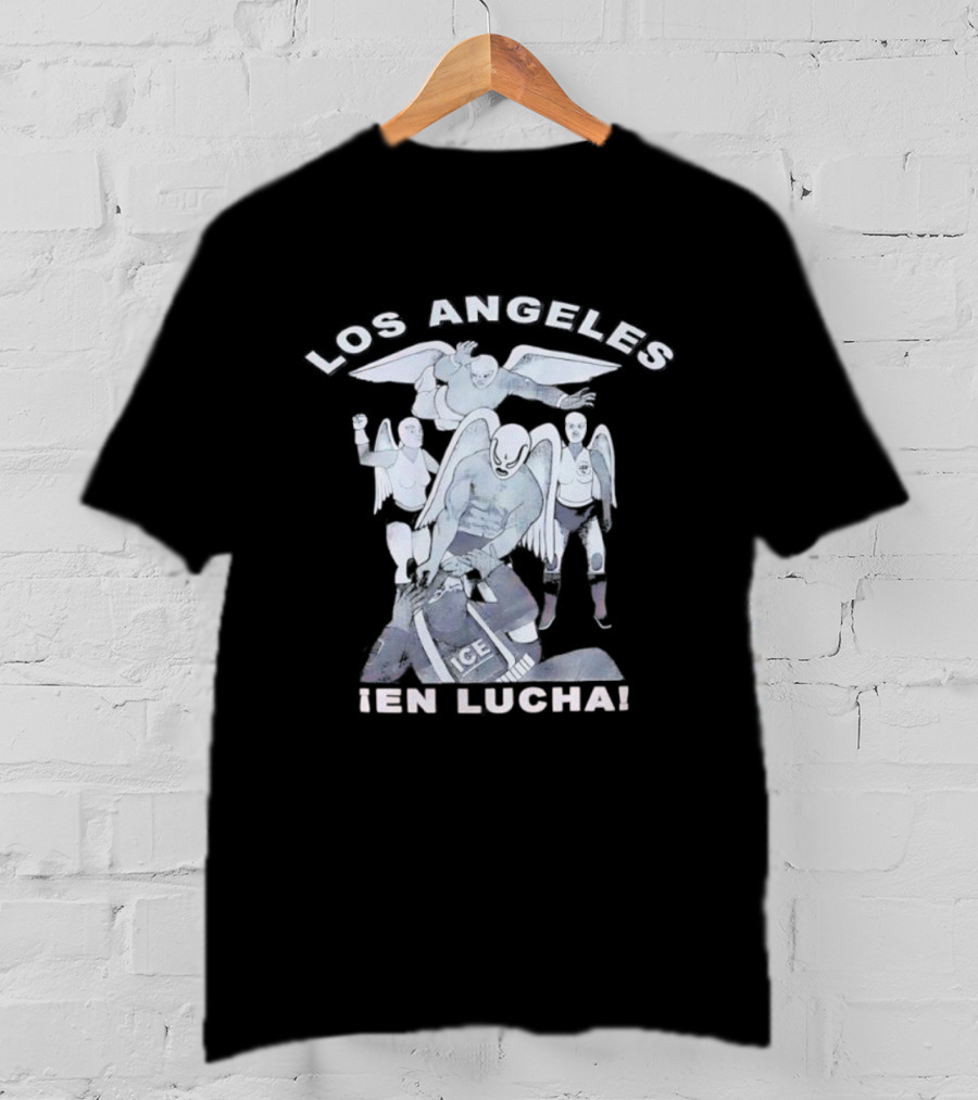 Los Angeles Lucha Libre Wrestlers Angel Wings ¡En Lucha! T-Shirt