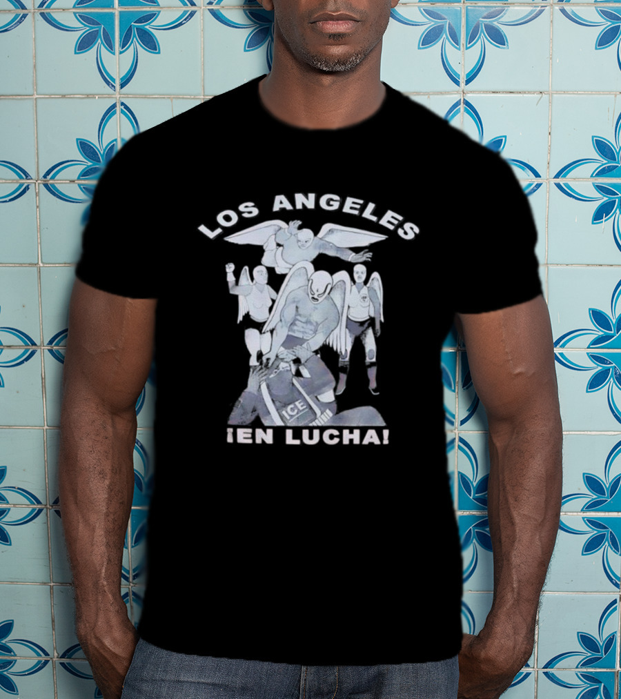 Los Angeles Lucha Libre Wrestlers Angel Wings ¡En Lucha! T-Shirt