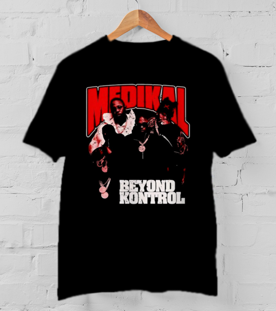 Medikal Beyond Kontrol Ghanaian Rapper Group Portrait T-Shirt
