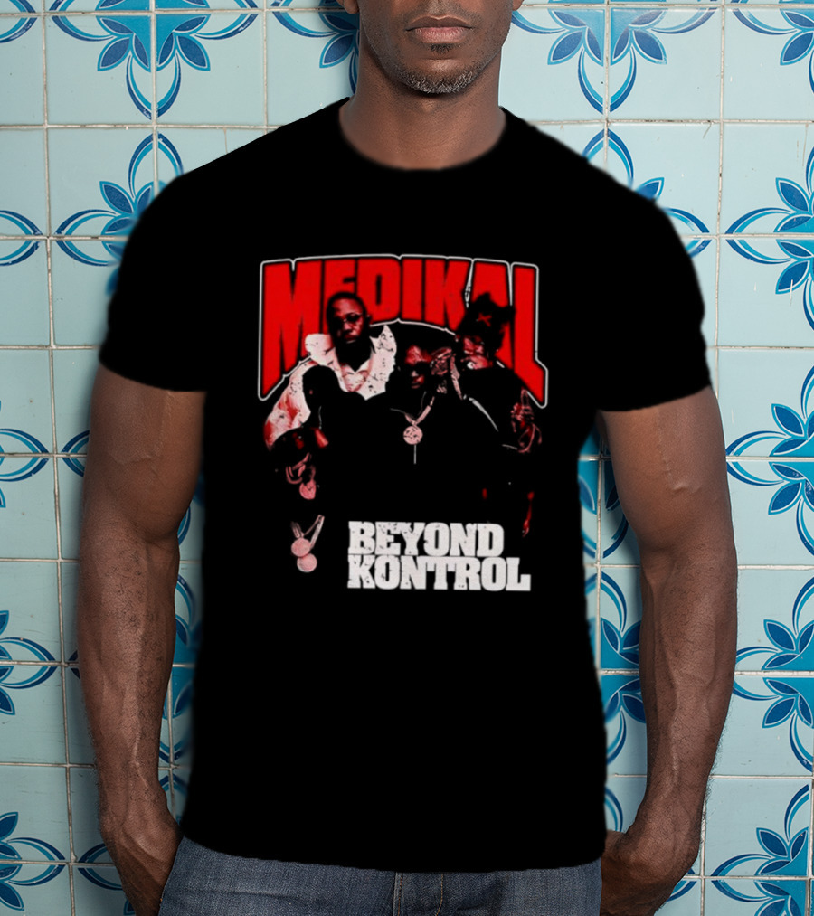 Medikal Beyond Kontrol Ghanaian Rapper Group Portrait T-Shirt
