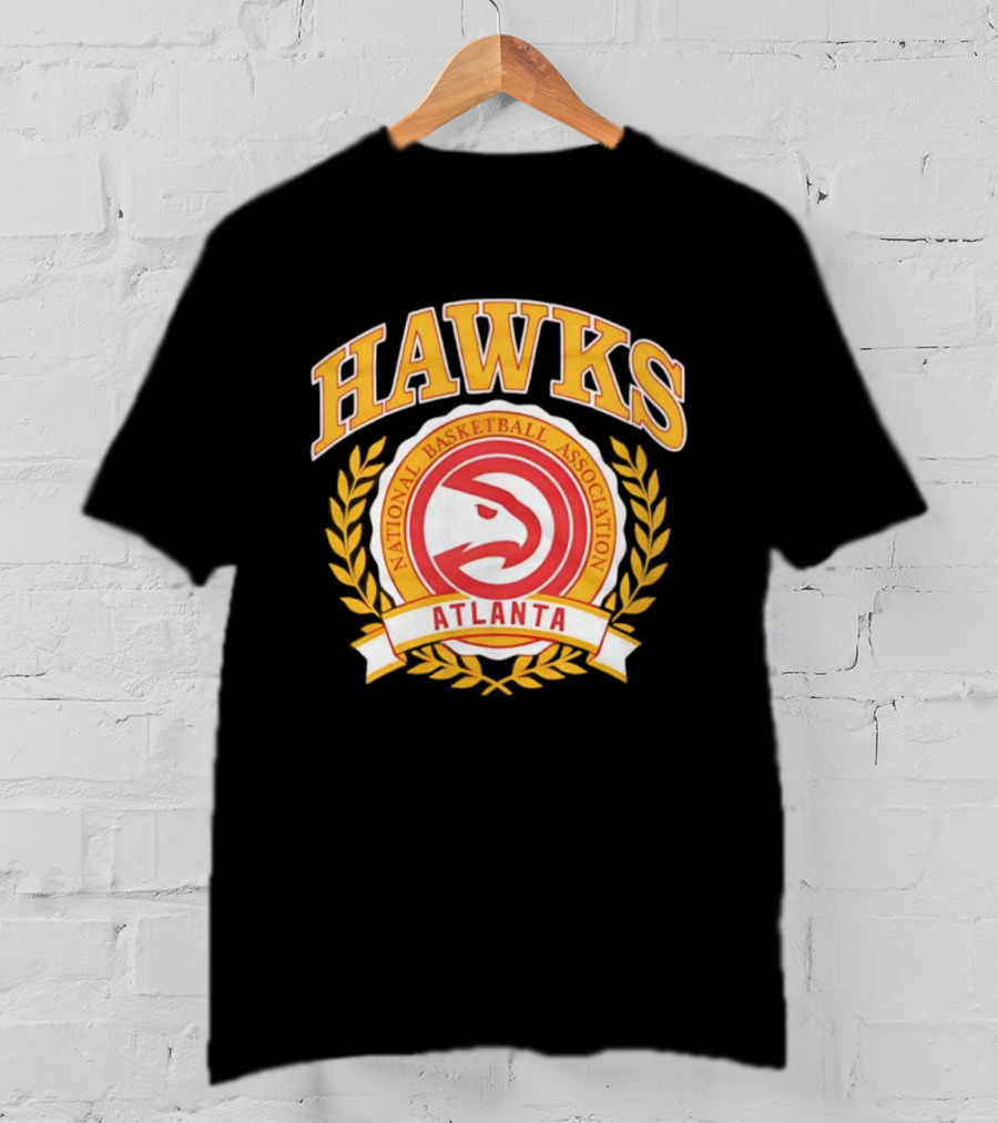 Atlanta Hawks National Basketball Association Crest T-Shirt