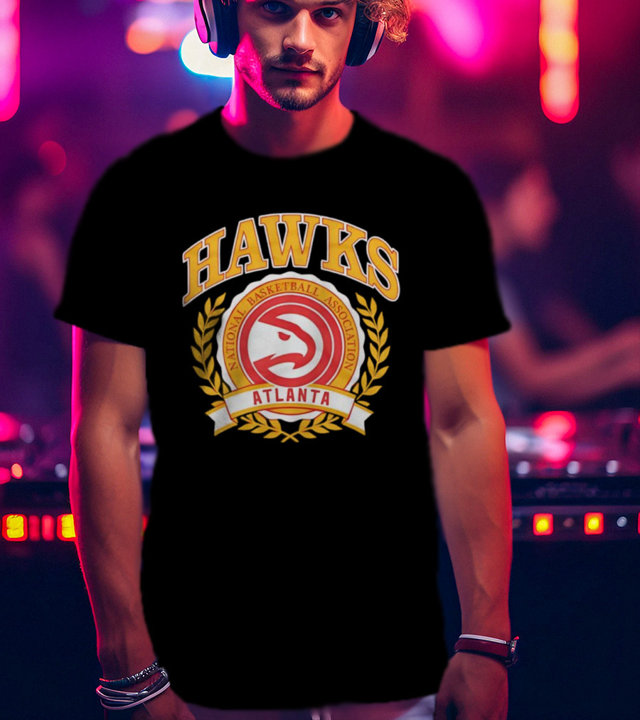 Atlanta Hawks National Basketball Association Crest T-Shirt