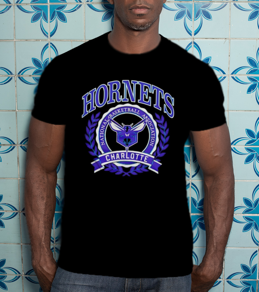 Charlotte Hornets National Basketball Association Crest T-Shirt