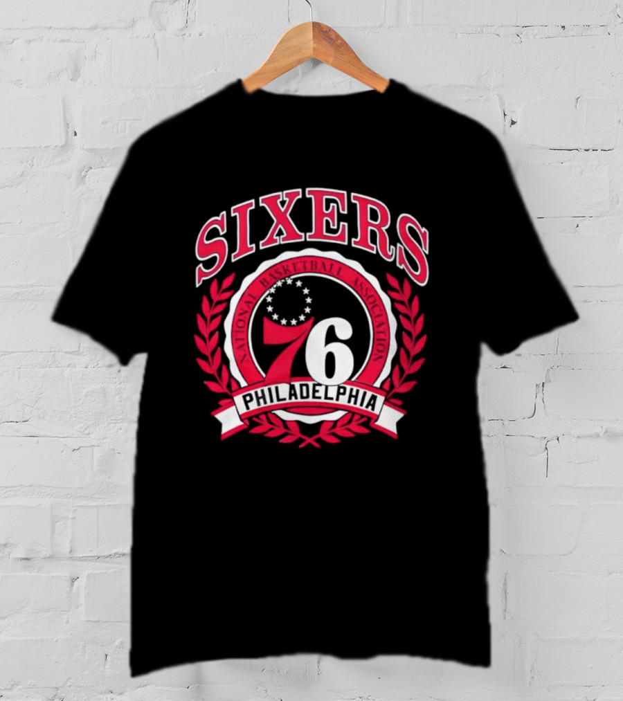 Philadelphia 76 Sixers Basketball Crest T-Shirt