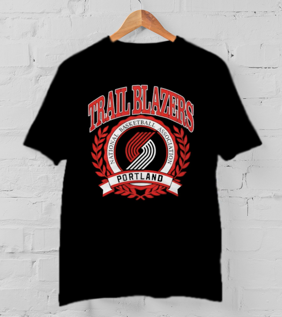 Portland Trail Blazers Crest National Basketball Association T-Shirt
