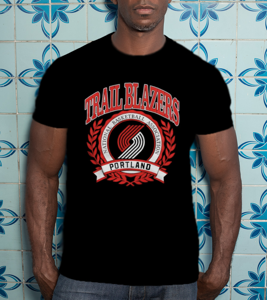 Portland Trail Blazers Crest National Basketball Association T-Shirt