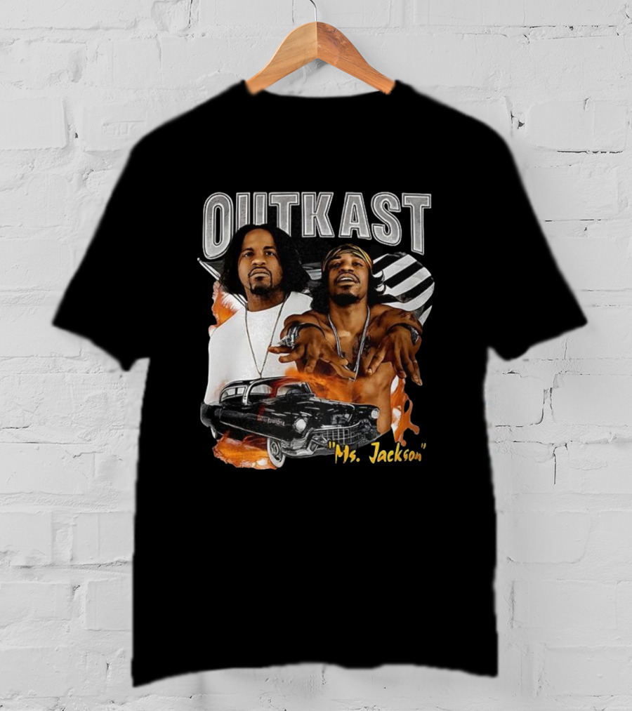 Outkast Ms. Jackson Classic Car Music Icon Tribute T-Shirt