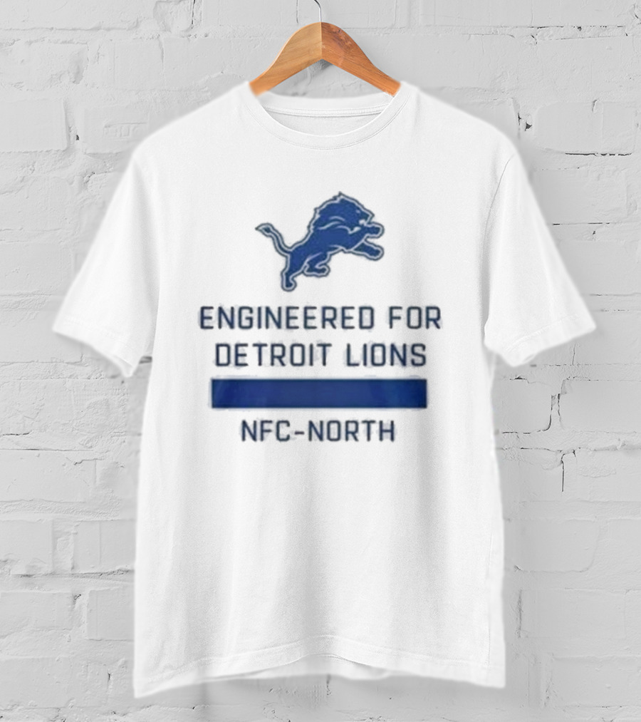 Engineered For Detroit Lions NFC-North T-Shirt
