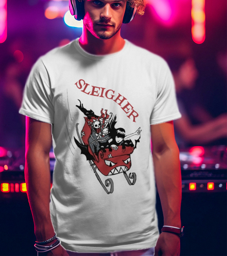 Sleigher Emily Strange Christmas T-Shirt