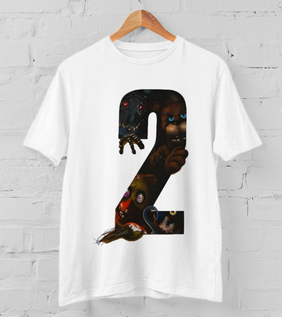 Five Nights At Freddy's 2 Character Collage Animatronics T-Shirt