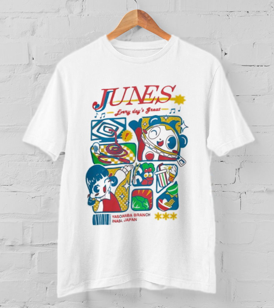 June’s Every Day’s Great Yasoinaba Branch Inaba Japan Persona Inspired Visuals T-Shirt
