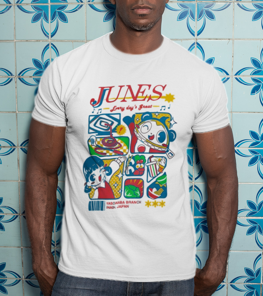 June’s Every Day’s Great Yasoinaba Branch Inaba Japan Persona Inspired Visuals T-Shirt
