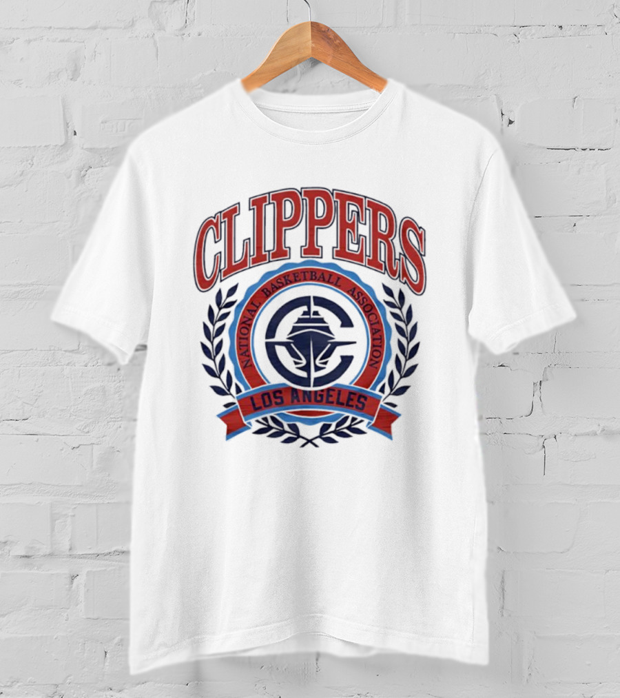 Los Angeles Clippers National Basketball Association Crest Clippers T-Shirt