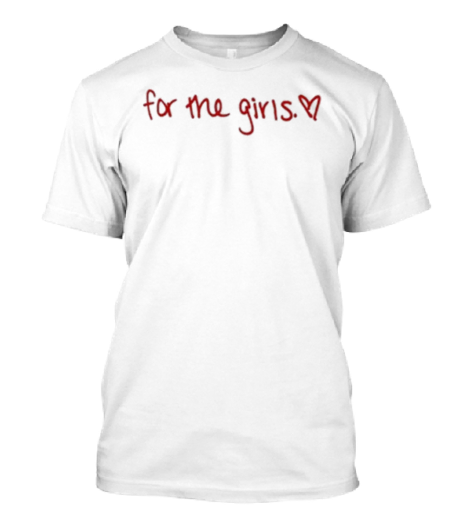 Becca Moore For The Girls Heart Text T-Shirt