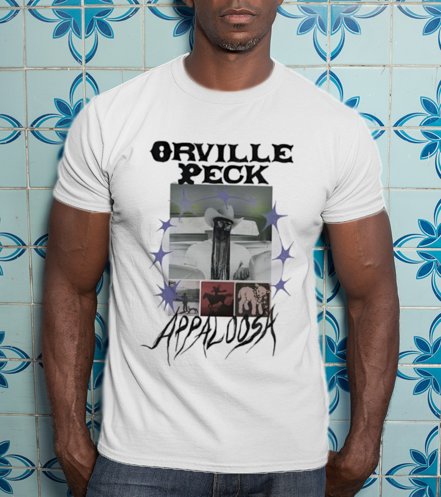 Orville Peck Appaloosa Cowboy Horse Starlit Theme T-Shirt