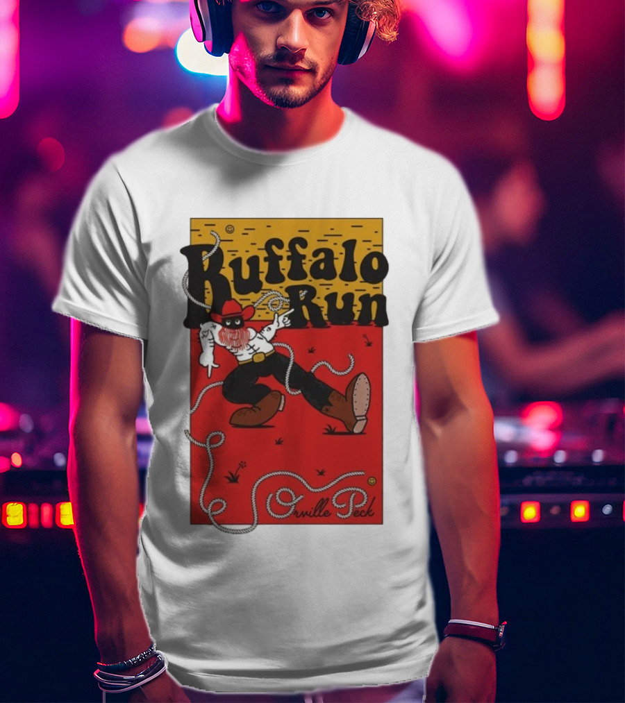 Buffalo Run Orville Peck Rope Cowboy Red Hat Boots T-Shirt