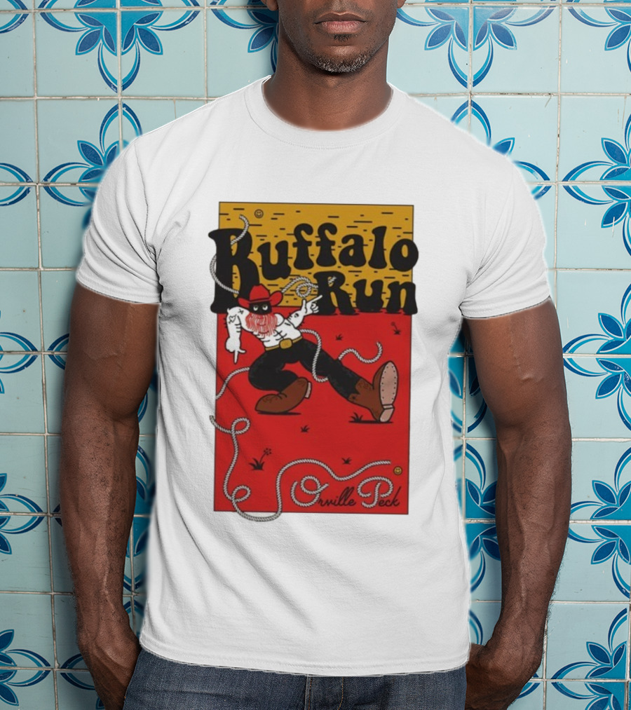 Buffalo Run Orville Peck Rope Cowboy Red Hat Boots T-Shirt