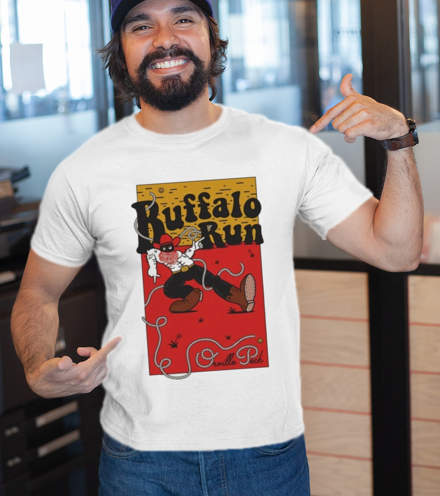 Buffalo Run Orville Peck Rope Cowboy Red Hat Boots T-Shirt