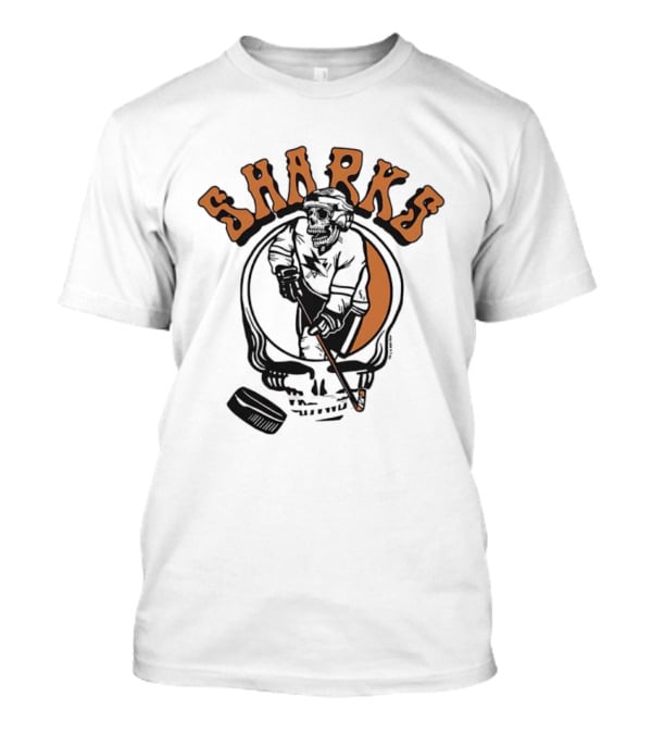 San Jose Sharks Grateful Dead Inspired Player Homage T-Shirt