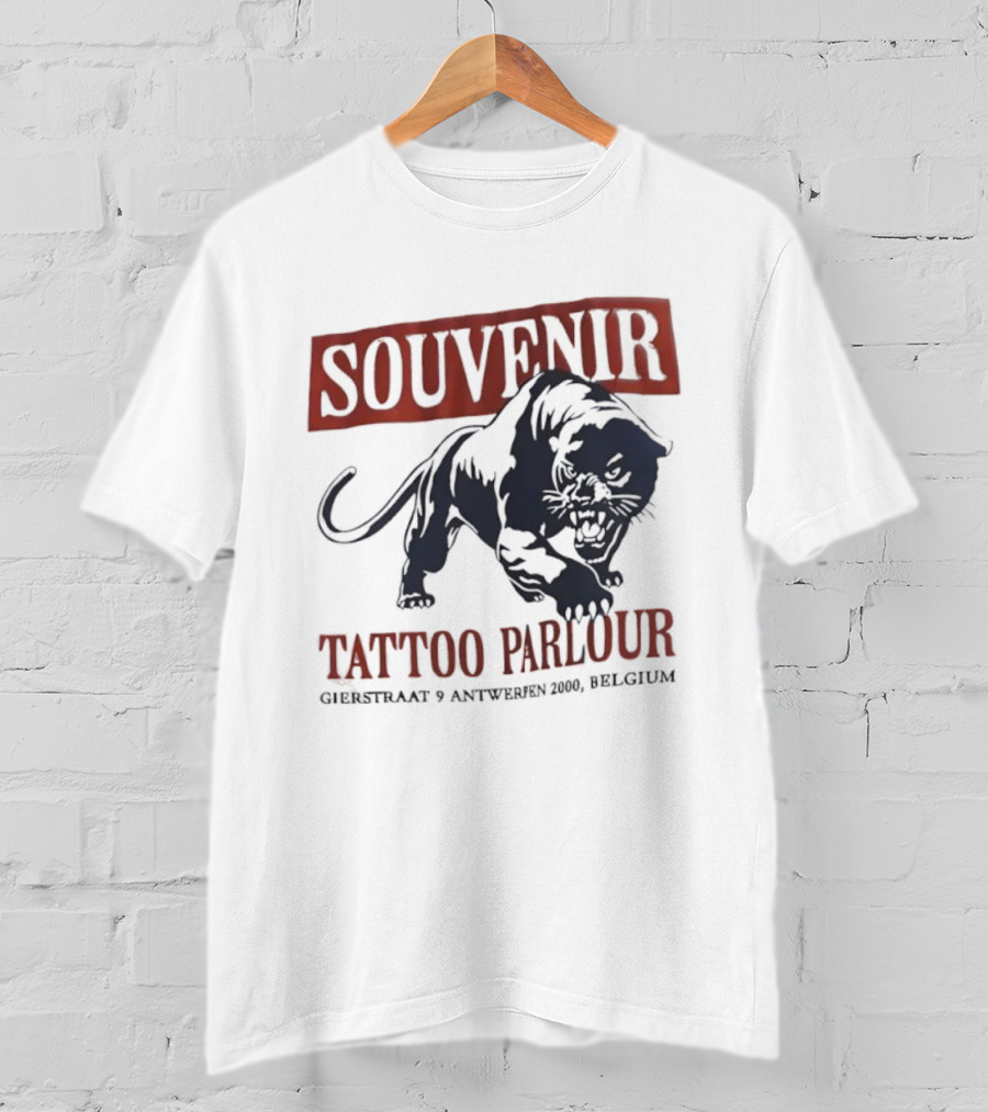 Souvenir Tattoo Parlour Gierstraat 9 Antwerp Belgium Tiger T-Shirt