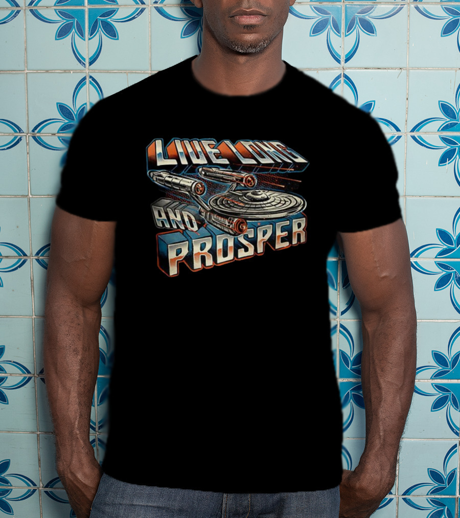 Live Long And Prosper Starship Adventure Journey T-Shirt