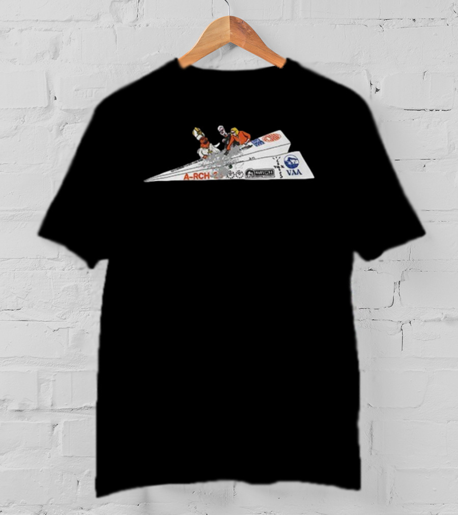 Cactus Jack Virgil Abloh Flight Plane A-RCH 2 VAA Nike Creative Collaboration T-Shirt