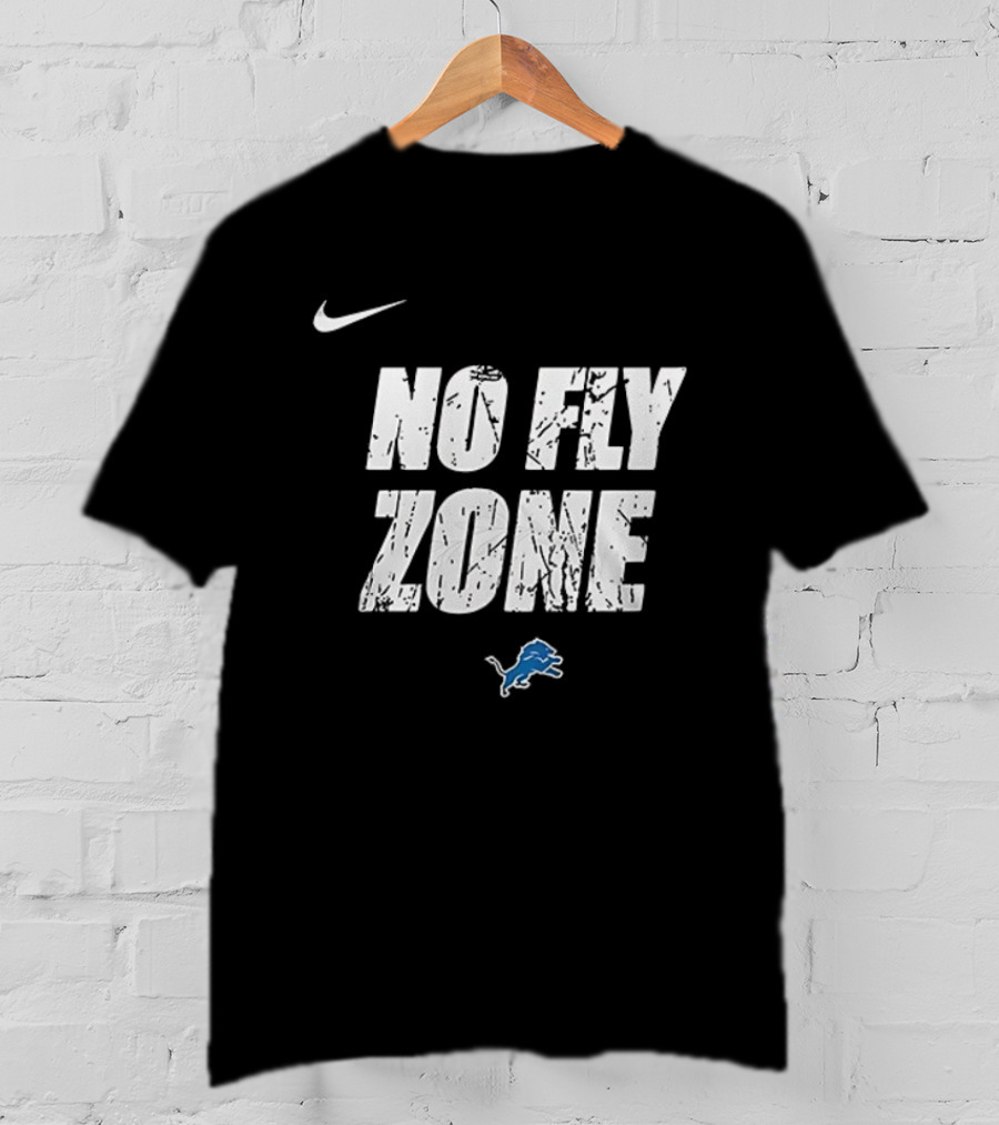 Nike Detroit Lions No Fly Zone Dan Campbell T-Shirt
