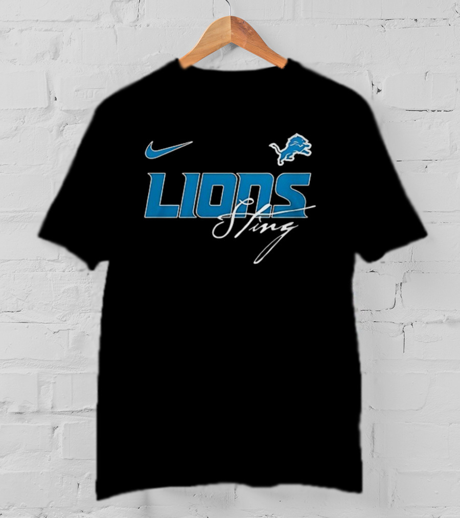Nike Detroit Lions Sting Go Lions T-Shirt
