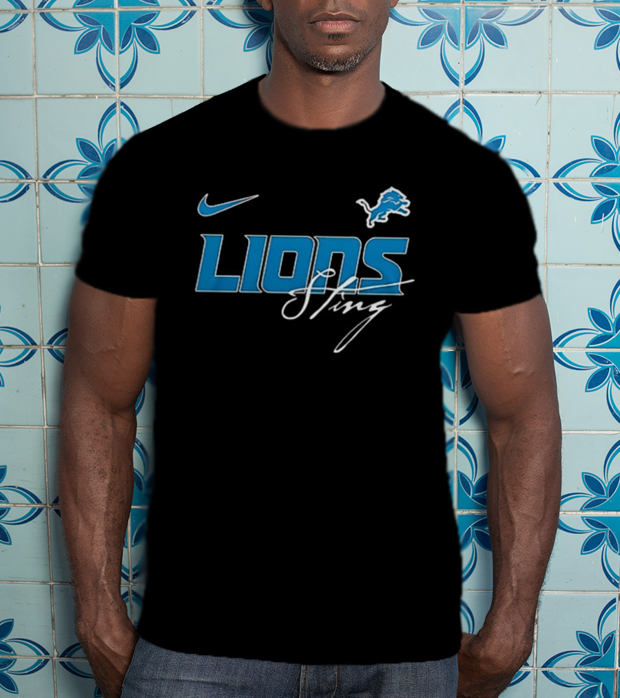 Nike Detroit Lions Sting Go Lions T-Shirt