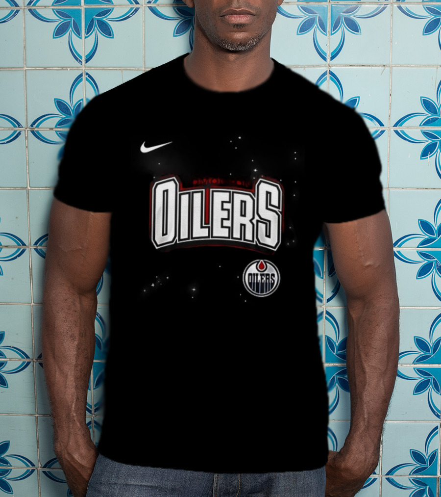 Edmonton Oilers X Iconic Co Headlining Finger Eleven Headstones The Tea Party Graphic T-Shirt